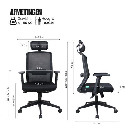 Compact Ergo OS100 Bureaustoel