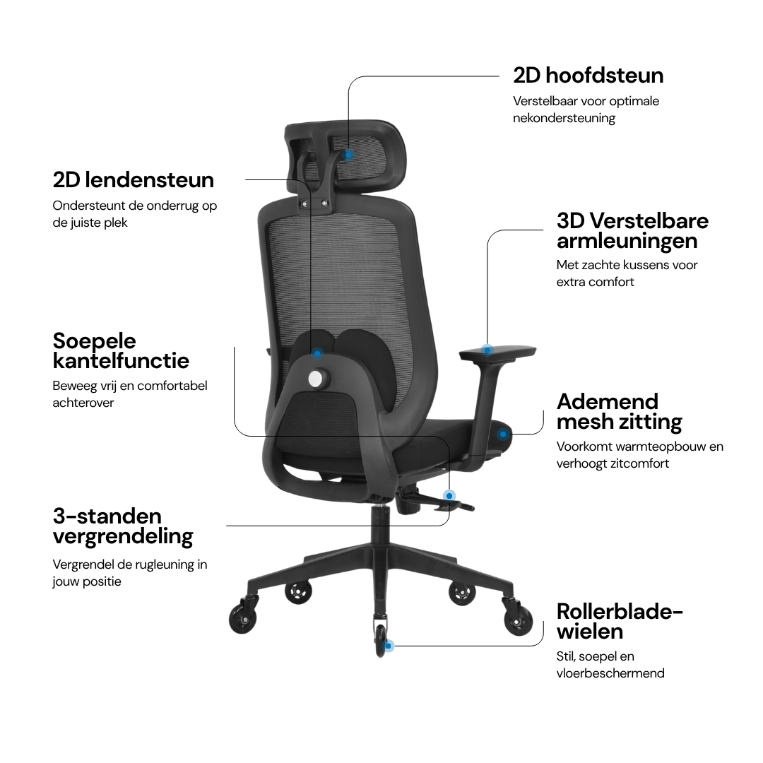 Business OS210 - Ergonomische Bureaustoel