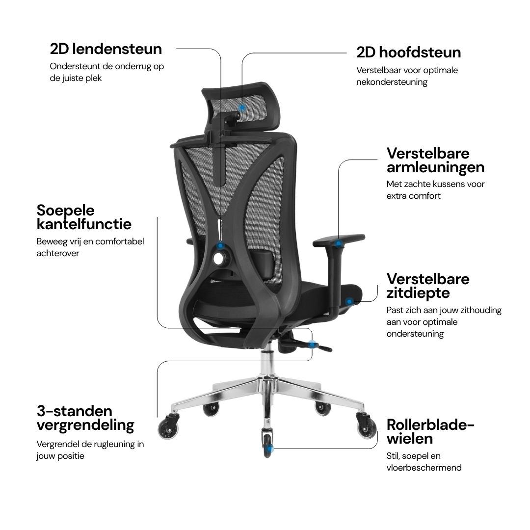Performance OS240 - Ergonomische Bureaustoel