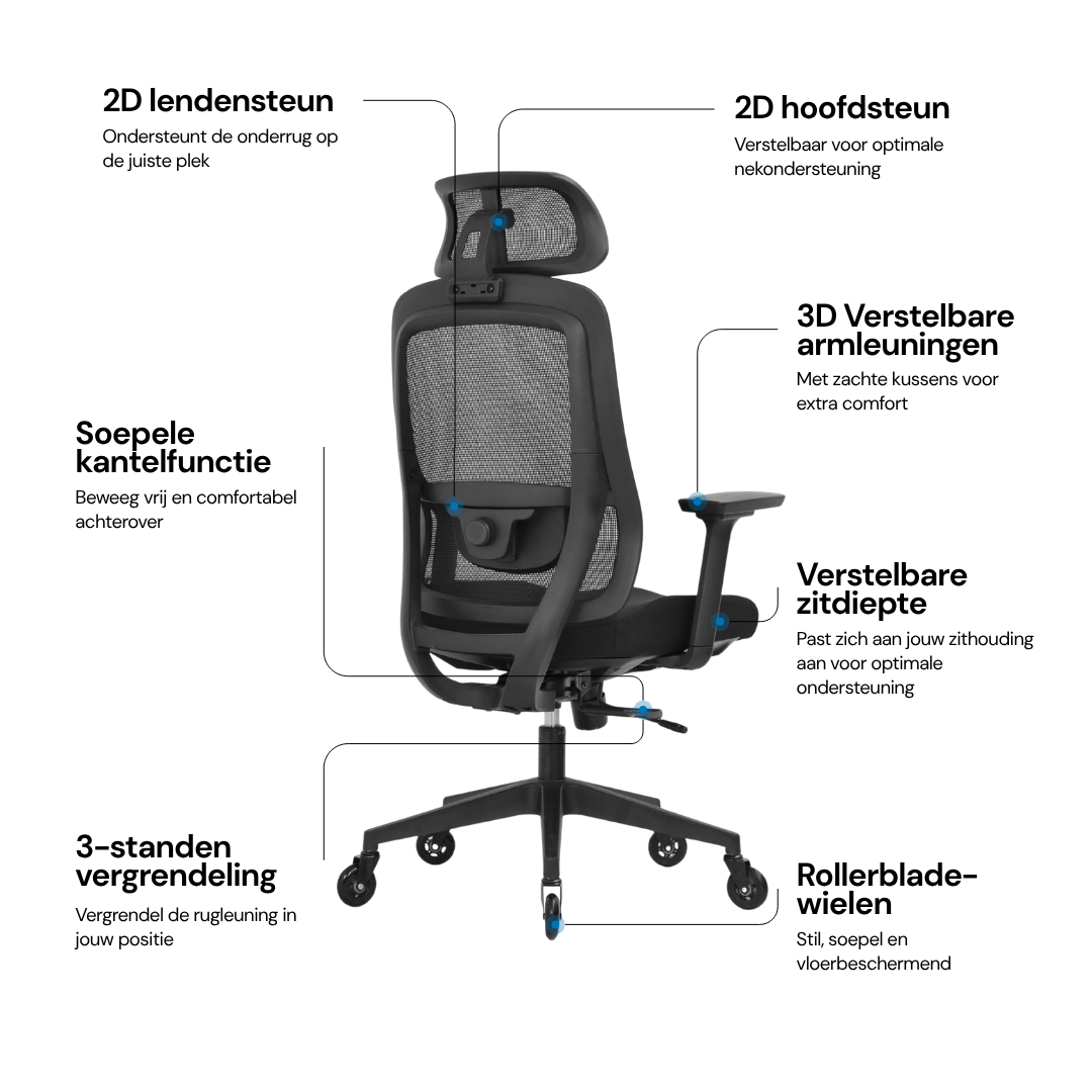 ProBalance OS250 - Ergonomische Bureaustoel