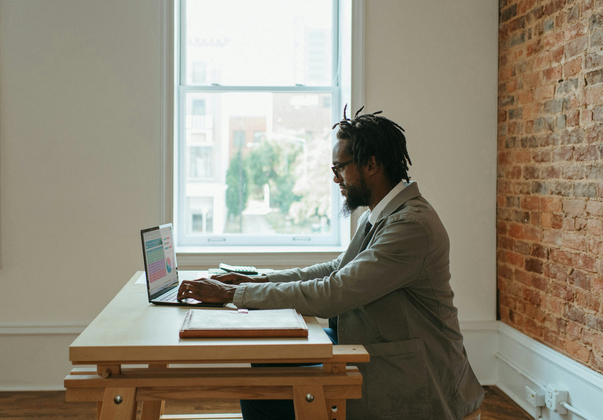 Modern ergonomic workspace